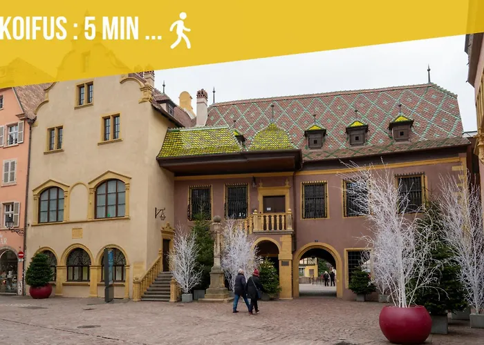 Le Bretzel Petite Venise Vieille Center Wi-fi Oda ve Kahvaltı Colmar
